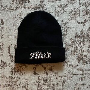 Tito's Logo Black Beanie